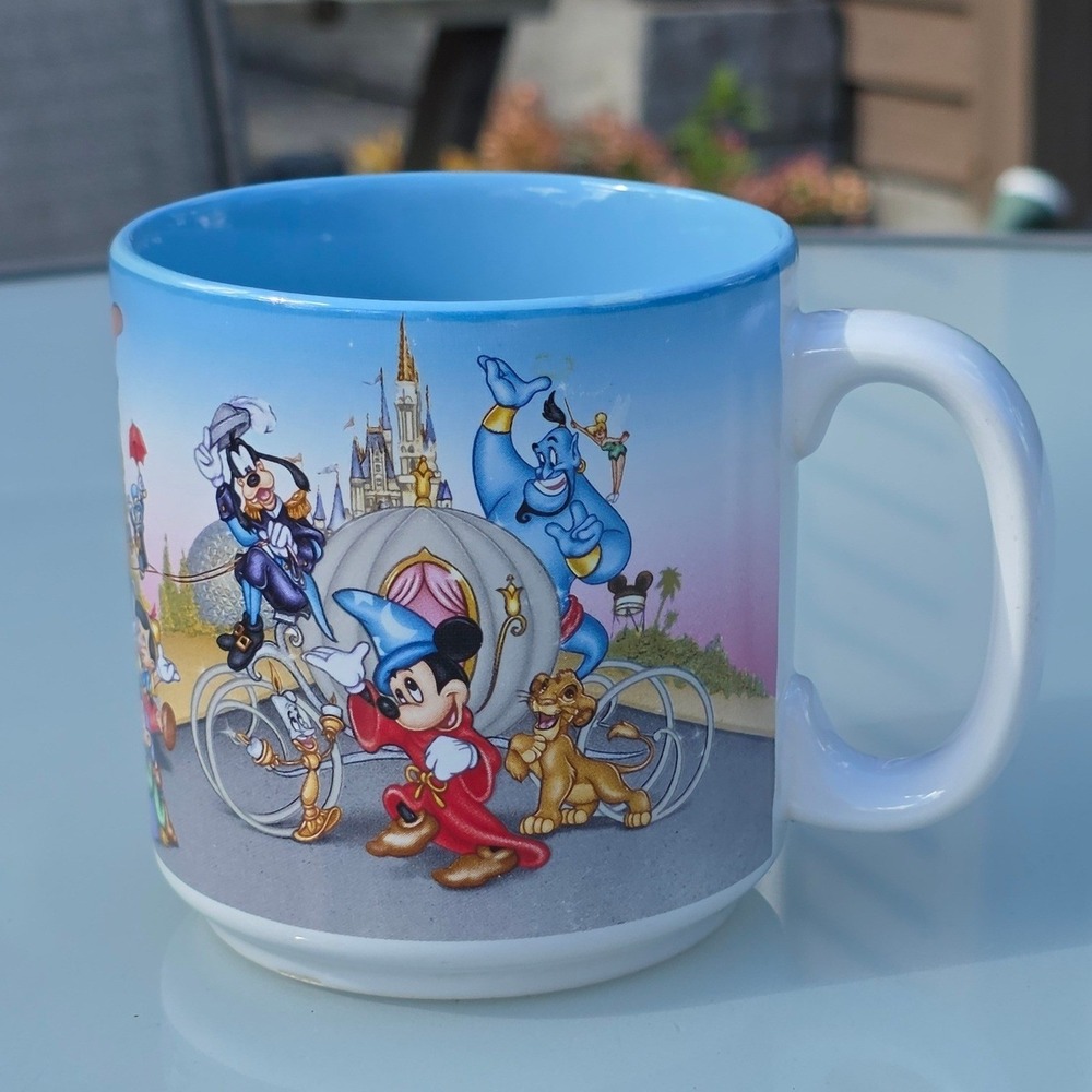 Vintage Walt Disney World 25th Anniversary Mug Remember The Magic 1996 Mickey